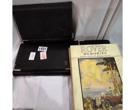 Rover Memories, two volumes by Hough &amp; Frostick, with two Rover automotive book-packs. UK P&amp;P Group 2 (£20+VAT for th