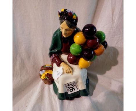 Royal Doulton figurine, The Old Balloon Seller, HN1315. UK P&amp;P Group 2 (£20+VAT for the first lot and £4+VAT for subseque