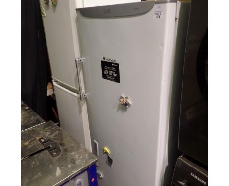 Large Hotpoint First Frost free upright freezer, H: 160 cm. Not available for in-house P&amp;P