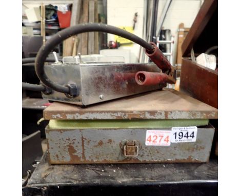 Sykes Pickavant brake flaring tool, with guides and a Milton battery tester. Not available for in-house P&amp;P