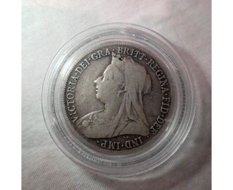 1898 silver shilling of Queen Victoria. UK P&amp;P Group 0 (£6+VAT for the first lot and £1+VAT for subsequent lots) 