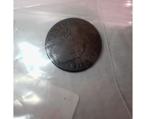 Brutus Sextus evasion coin, 1775. UK P&amp;P Group 0 (£6+VAT for the first lot and £1+VAT for subsequent lots)