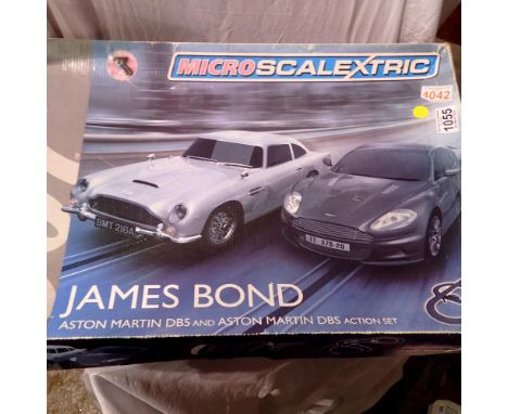 James Bond Micro Scalextric set. Not available for in-house P&amp;P 
