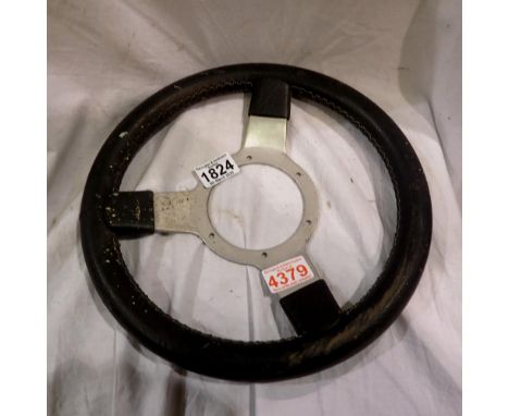 11 inch classic car leather bound steering wheel. Not available for in-house P&amp;P 