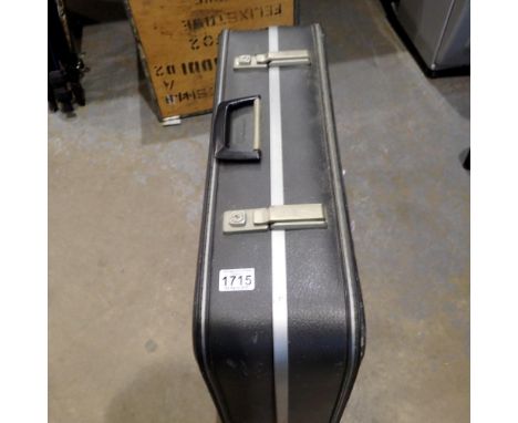 Suitcase containing vintage ladies clothing. Not available for in-house P&amp;P 