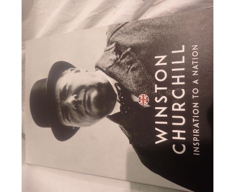 London Mint Office Winston Churchill part-filed set of bronze medallions. UK P&amp;P Group 1 (£16+VAT for the first lot and £