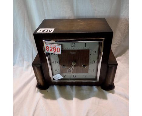 Smiths of Enfield mantel clock. Not available for in-house P&amp;P 