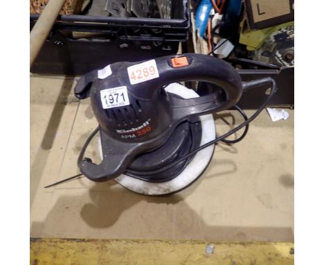 Einhell APM250 car buffer. All electrical items in this lot have been PAT tested for safety and have passed. This does not co
