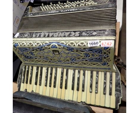 Scandalli Piano accordion, a/f. Not available for in-house P&amp;P