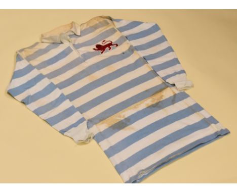VINTAGE CAMBRIDGE UNIVERSITY RFC NO. 11 JERSEY, 1960s, complete with crest and label for Ryder & James outfitters Condition: 