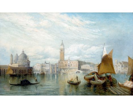 ALFRED POLLENTINE (1836-1890) BritishVeniceOil on canvasSigned60.5 x 39 cm, framed CONDITION REPORTS: Generally in good condi