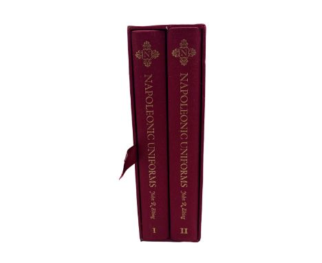 John R Elting: 'Napoleonic Uniforms', Vols. I &amp; II pub. Greenhill books London  2007,  in red slip case