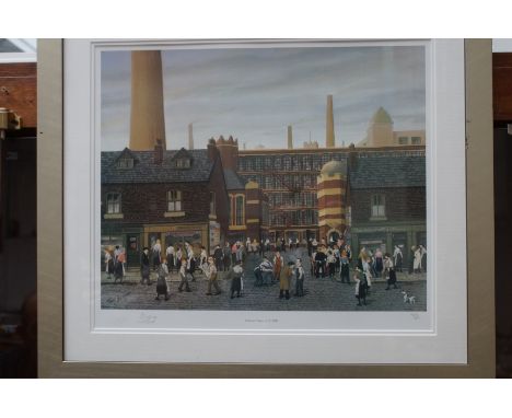 Tom Dodson Limited Edition Signed Print with Blind Stamp 'Dinnertime at T Mill'