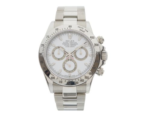 Rolex, a stainless steel Oyster Perpetual Cosmograph Daytona bracelet watch, circa 2006/2007, reference 116520, signed automa