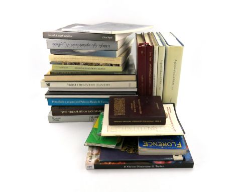 A collection of reference books relating to Italian silver, including Pazzi, P., Punzoni Dell' Argenteria Veneta, 1992, two v