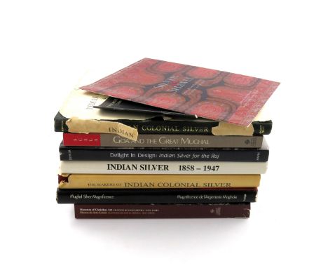 A collection of silver reference books relating to India, comprising: Wilkinson, W., The Makers of Indian Colonial Silver, 19