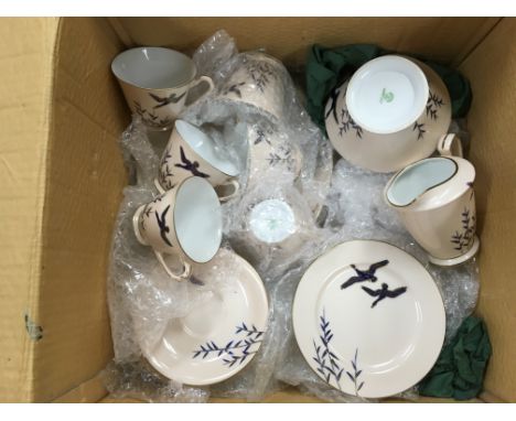 A Noritake tea set.