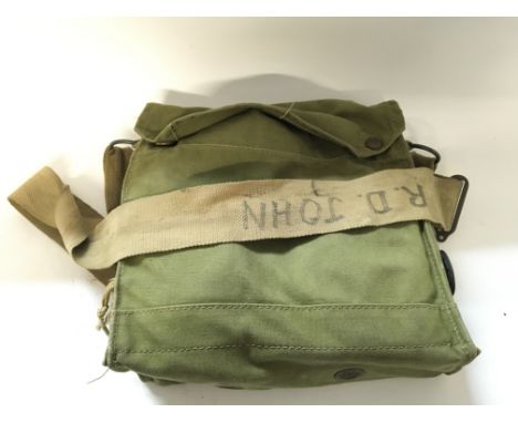 WW2 British Army Gas Mask and Case Including Anti-Gas Goggles and Demisting Kit