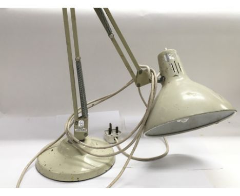 A vintage anglepoise lamp.