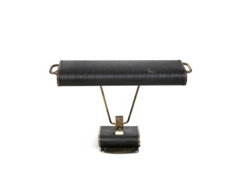 An Eileen Gray table lamp, model no.N71, produced by Jumo. 40 X 44 x 15cm.