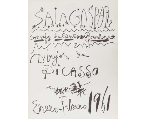 After Joan Miró (1893-1983) SpanishSala Gaspar exhibition poster 1981Together with a further Pablo Picasso (1881-1973) exhibi
