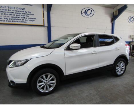 Make &amp; Model: Nissan Qashqai Acenta PremDate of Reg: SC63 GBVColour: Whitecc: 1198MoT: 29-10-2021Fuel Type: PETROLMileage
