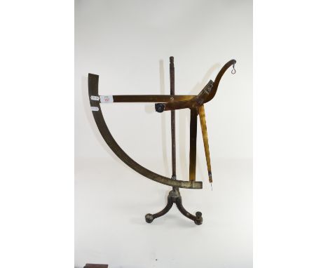 METAL SCALES ON THREE METAL FEET, MADE BY VANDOME, TITFORD &amp; CO, LONDON