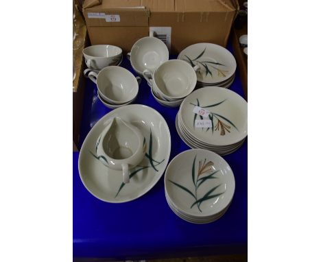 CERAMIC TEA WARES, CUPS, SAUCERS, SMALL PLATES ETC