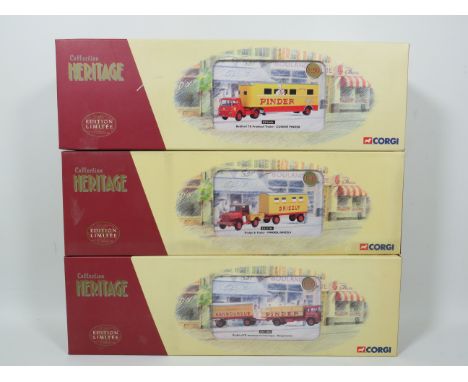 Three Corgi Die Cast 'Heritage' Scale models of Commercial Vehicles. All in unused condition with original boxes. See photos 