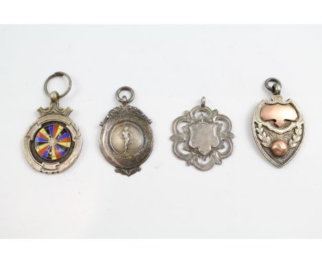 Inc Enamel, Rolled Gold, Sporting Etc In antique / vintage condition Signs of use & age Please see photographs
