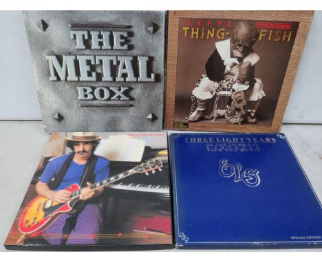 Vinyl Boxed sets to include Frank Zappa, Heavy Metal, ELO, boxed Style Council CD set, see photos