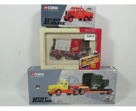 Three Corgi Die Cast models of Vintage Trucks. All with original boxes. See photos. 
