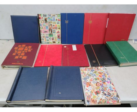 Large Quantity of Vintage Stamp Albums of World Stamps. See photos.