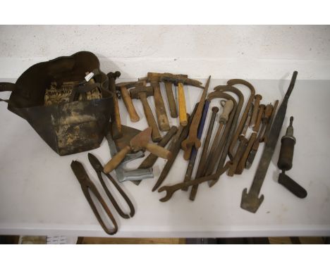 Large Selection of assorted builders tools, with carry bag. see photos