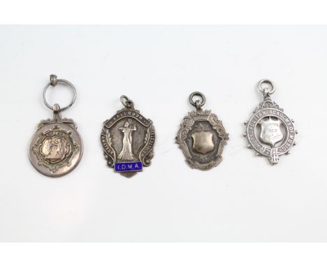 Inc Enamel, Rolled Gold, Sporting Etc In antique / vintage condition Signs of use &amp; age Please see photographs