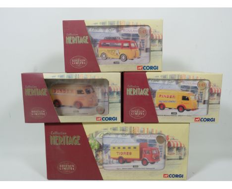 Four Corgi Die Cast 'Heritage' Scale models of Commercial Vehicles. All in unused condition with original boxes. See photos f