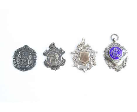 Inc Enamel, Rolled Gold, Sporting Etc In antique / vintage condition Signs of use &amp; age Please see photographs