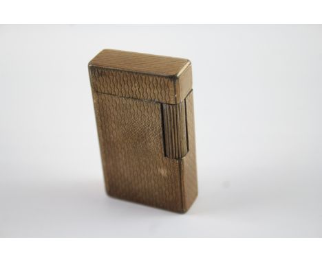 St Dupont Gold Plated Lighter UNTESTED In previously owned condition Signs of age & use See photographs