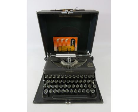 Vintage Imperial Model T typewriter.
