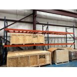 Pallet Racking: Sections of 12 ft. H and 10 ft H. See Photo