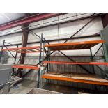 Pallet Racking: Sections of 12 ft. H and 10 ft H. See Photo