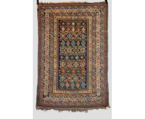 Exceptional Chichi rug, Kuba, north east Caucasus, late 19th/early 20th century, 6ft. 2in. x 4ft. 2in. 1.88m. x 1.27m. Slight