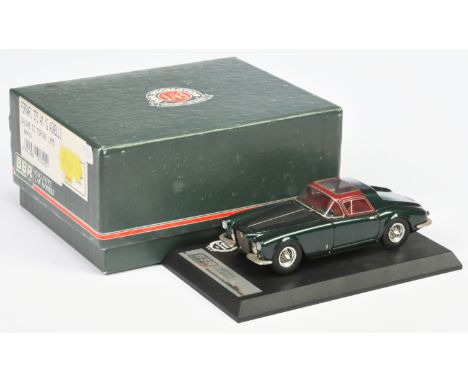 BBR 39 1/43rd Ferrari 375 AM Metallic Dark Green, G. Agnelli Salon de Torino 1955, missing 1x windscreen wiper. Conditions: E