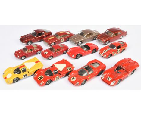 Solido mixed group of Cars to include Ferrari 330 P3 - red, black interior, racing number 21 and others (see photo). Conditio