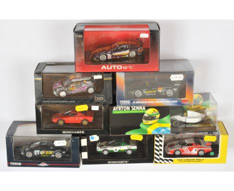 Minichamps, Ebbro &amp; others. 1/43rd Road &amp; Competition Cars. To include Minichamps 934399 McLaren Lamborghini MP4-8B -
