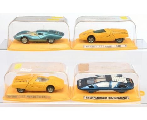 Pilen (Spain) group of Cars to include No. M327 Modulo Pininfarina - blue, white interior, white engine cover and others (see
