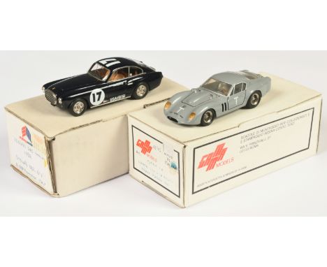 Styling Model - BBR &amp; Gamma Models 1/43rd Pair of Ferrari Race Cars. Comprising Styling Model by BBR 340 America - Dark B