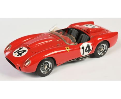 BNT HE14 (Italy) 1/14th scale Ferrari Testarossa 1958 - Red, racing number 14 - generally Excellent, requires some attention 