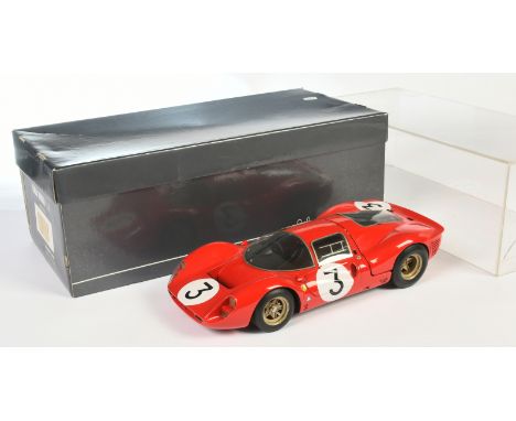 Carlo Brianza 1/14th scale No.CBR11 Ferrari 330 P4 - Red, racing number 3 - generally Good to Excellent but does require some