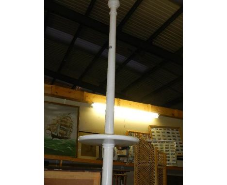 A painted standard lamp. COLLECT ONLY.